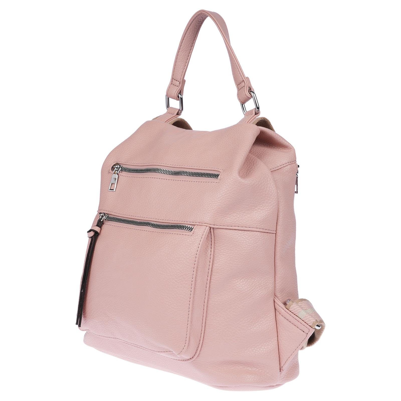 Christian Wippermann Businesstasche Damen Rucksack Bodybag Umhängetasche Leder Optik Tasche (1-tlg), Rucksack