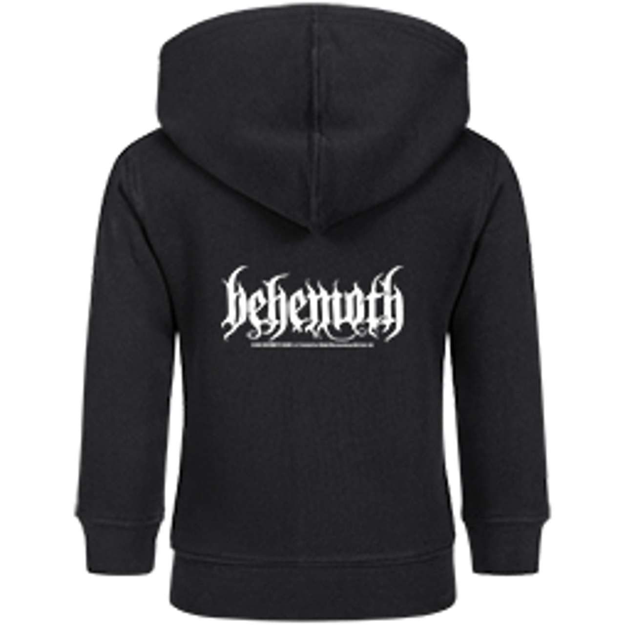 Metal Kids Kapuzensweatjacke mit Behemoth (Logo) Aufdruck für Babys (0–24 M)