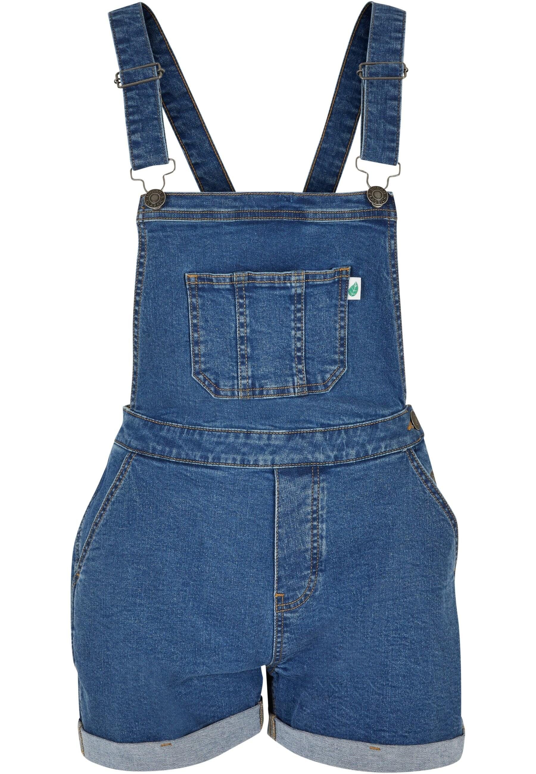 URBAN CLASSICS Jumpsuit Urban Classics Damen Ladies Organic Short Dungaree günstig online kaufen