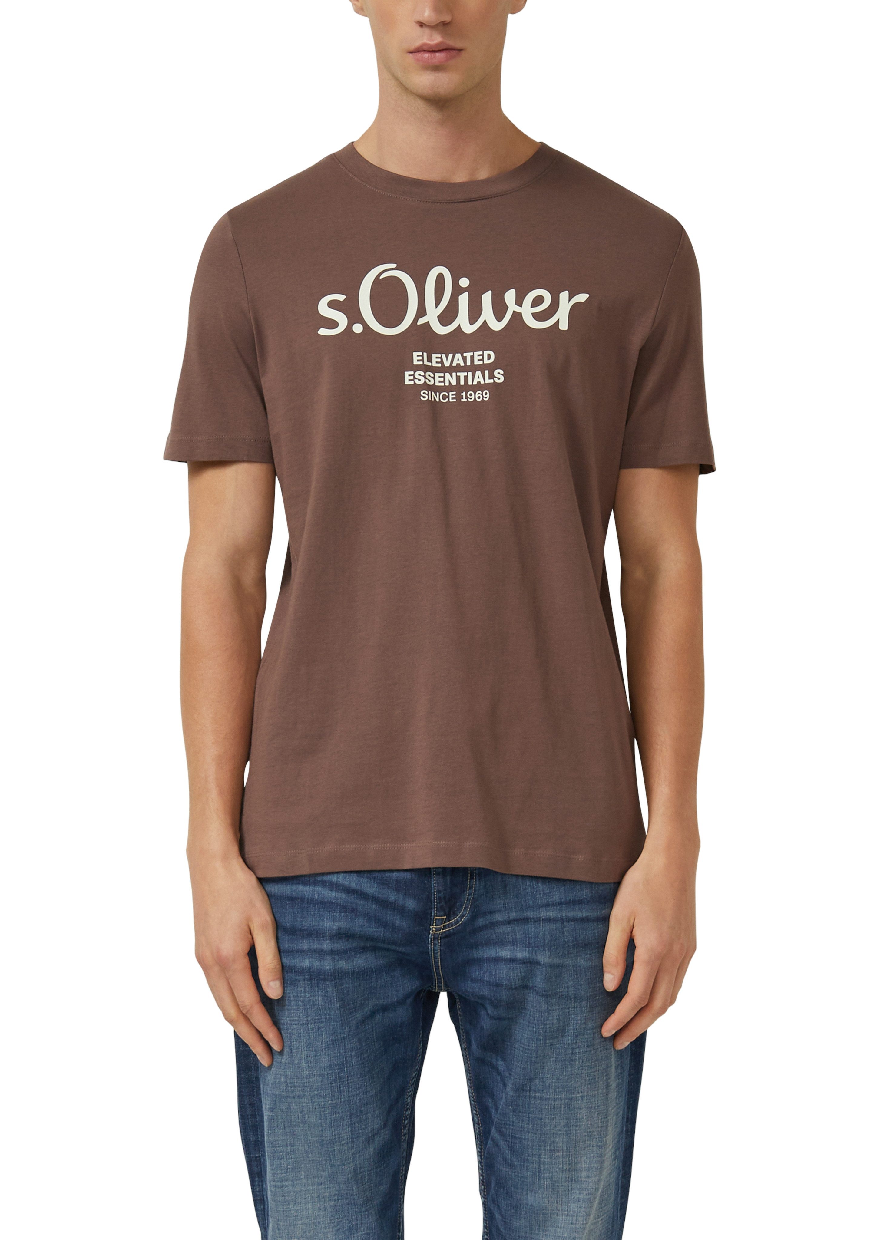 s.Oliver T-Shirt mit Logo-Print günstig online kaufen