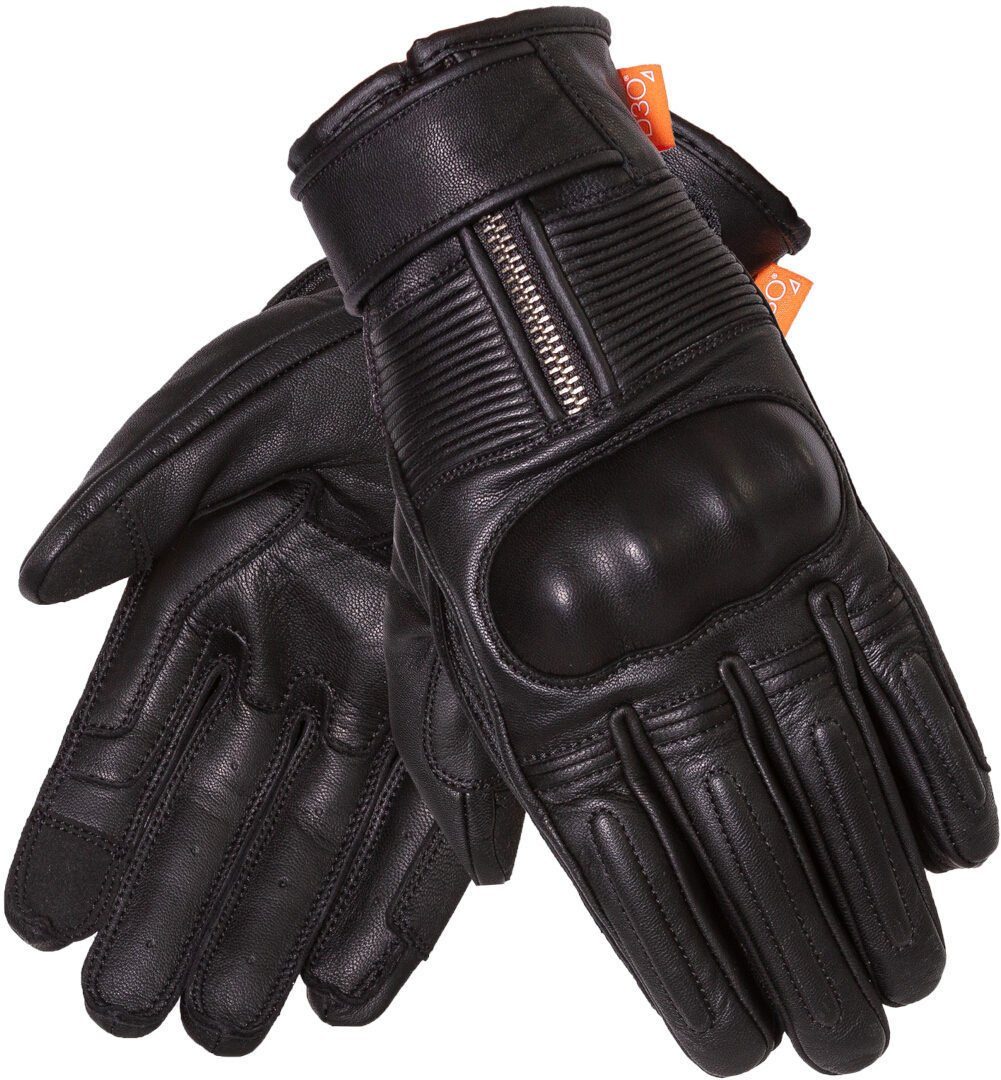 Merlin Motorradhandschuhe Glory D3O Heritage Motorradhandschuhe Black