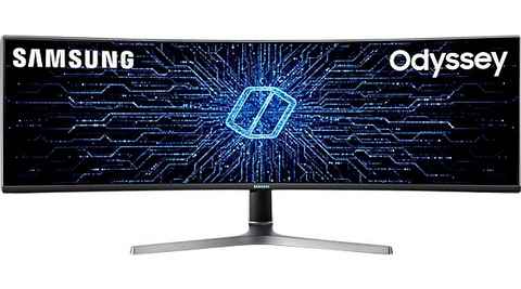 Samsung Odyssey CRG9 C49RG94SSR Curved-Gaming-LED-Monitor (124 cm/49 ", 5120 x 1440 px, DQHD, 4 ms Reaktionszeit, 120 Hz, VA LED)