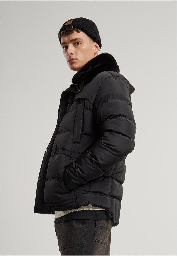 URBAN CLASSICS Steppjacke Puffer Jacket With Detachable Fur Collar günstig online kaufen