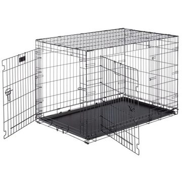 Ferplast Tiertransportbox Hundekäfig Dog-Inn 105 108,5x72,7x76,8 cm Grau