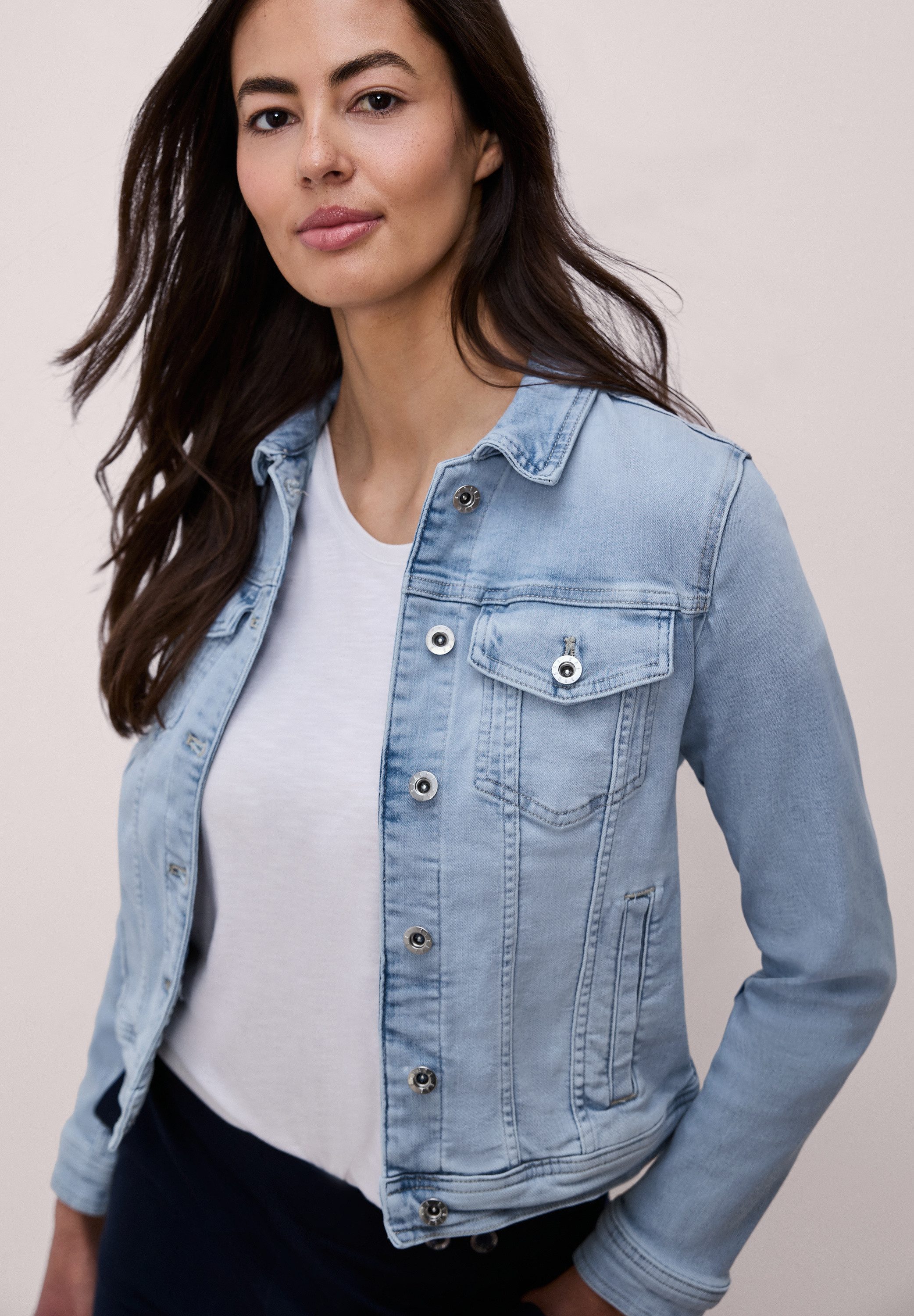 STREET ONE Jeansjacke in Denim-Optik günstig online kaufen