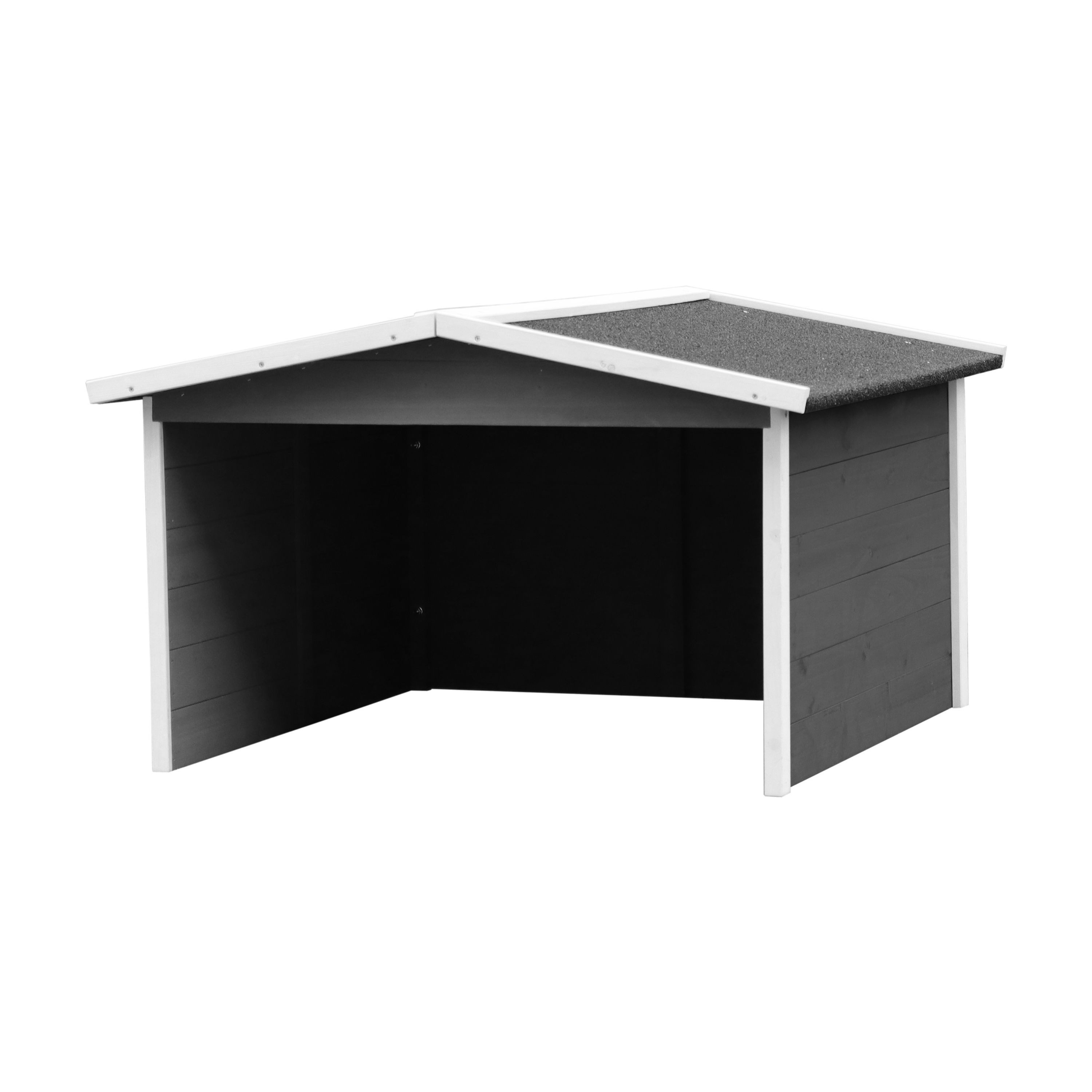 HTI-Living Mähroboter-Garage Rasenmähergarage Wilbur, BxTxH: 87x80x50 cm, für Mähroboter, (Stück, 1-St., 1 Rasenmähergarage), Garage für Mähroboter