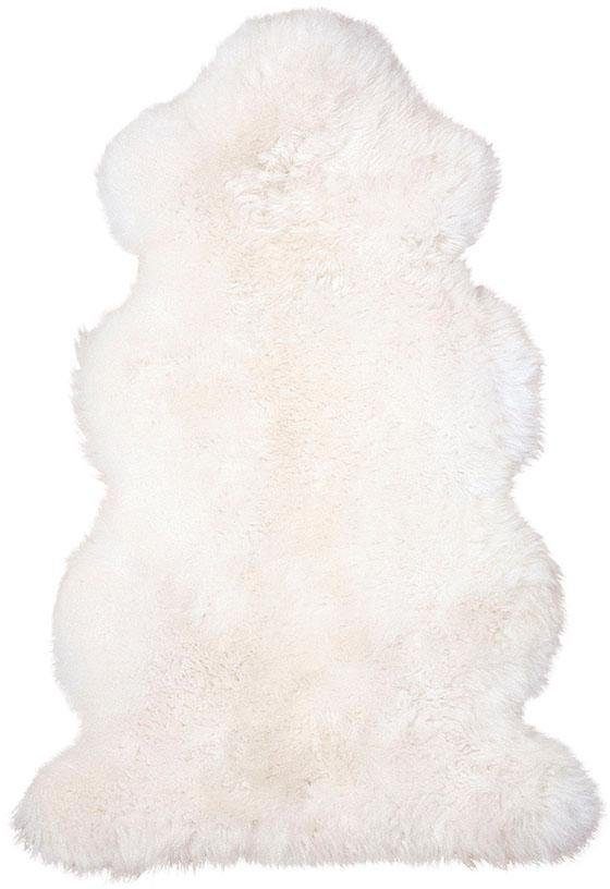 Fellteppich Lammfell 156 weiß - Premium Qualität, Heitmann Felle, fellförmig, Höhe: 70 mm, echtes Austral. Lammfell, besonders dicht & weich, Wohnzimmer