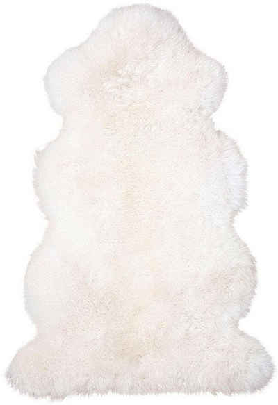 Fellteppich Lammfell 156 weiß - Premium Qualität, Heitmann Felle, fellförmig, Höhe: 70 mm, echtes Austral. Lammfell, besonders dicht & weich, Wohnzimmer