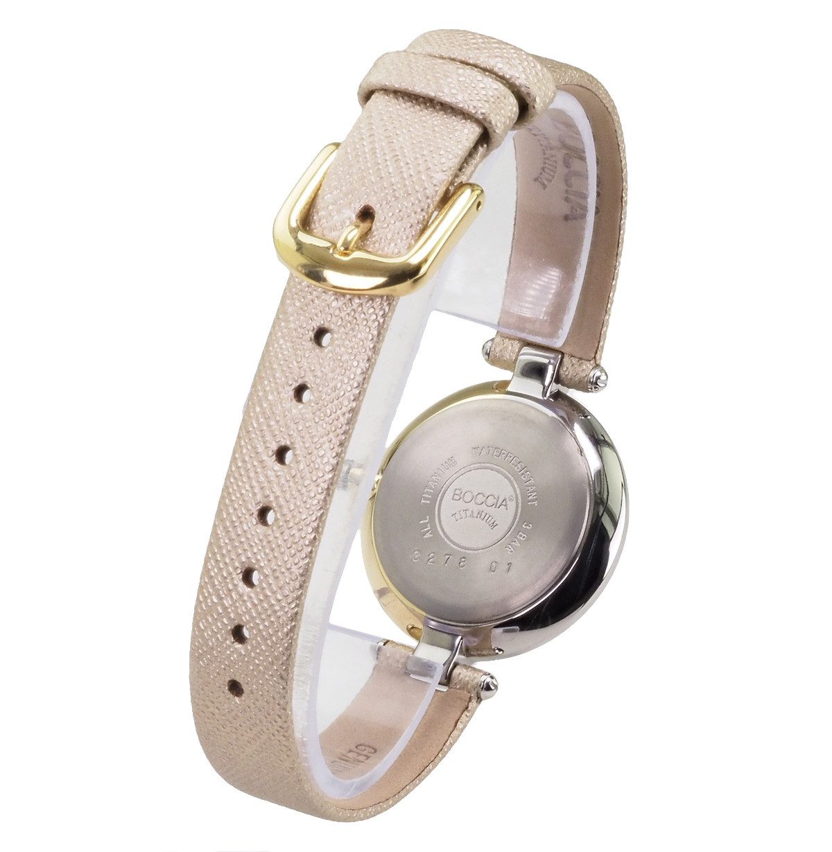 Boccia Quarzuhr Boccia Quarzuhr 3278-04, (Gold)