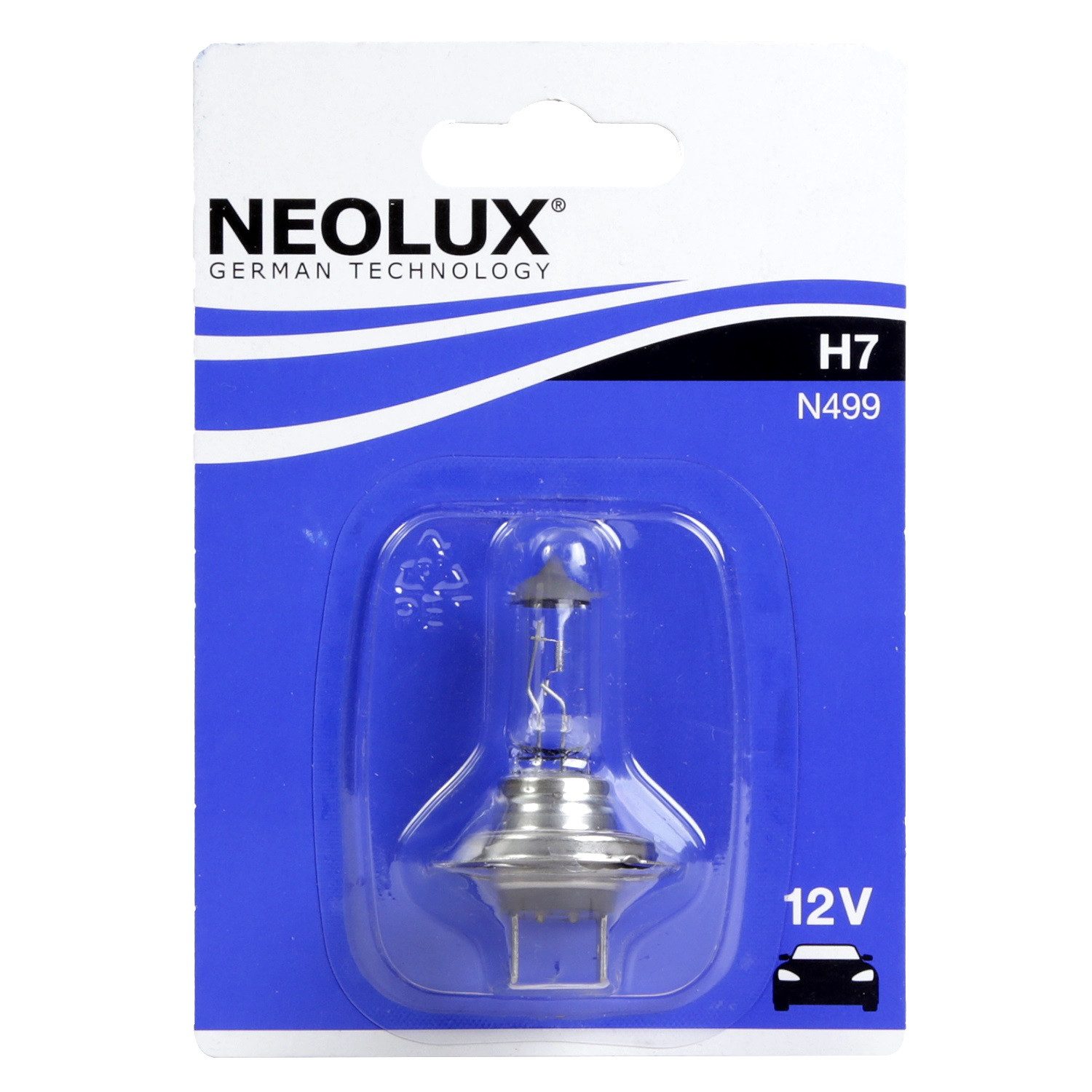 Neolux KFZ-Ersatzleuchte H7 12V 55W Halogen Луковицы PX26d, H7, 1 St., weiß, Halogen-Birne Ersatz Auto Lampe Glühlampe Glühbirne Birne