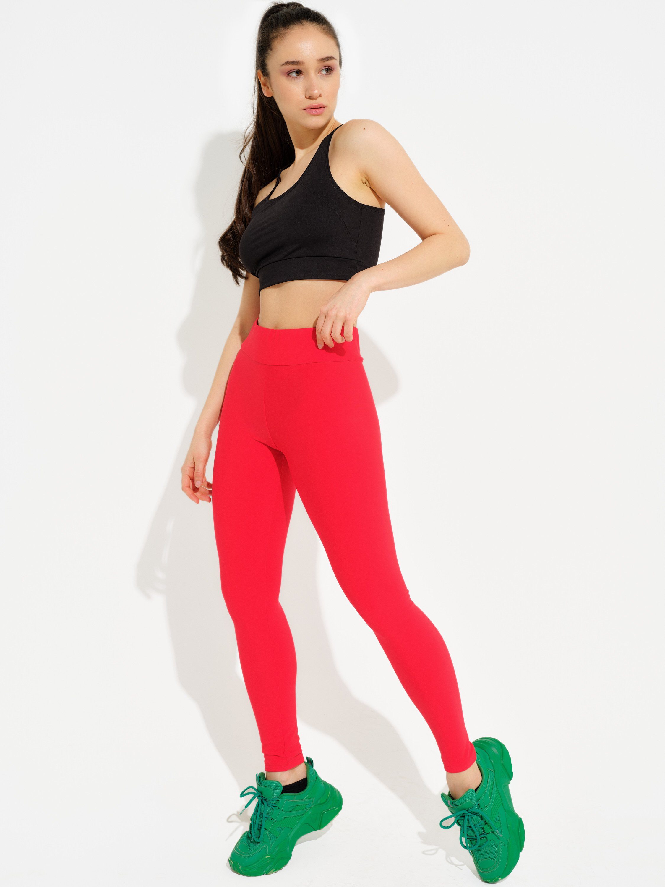 Evoni Leggings für Damen glänzend günstig online kaufen