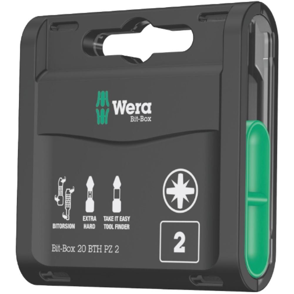 Wera Bit-Set Bit-Sortiment. Bit-Box 20 BTH PZ 2. 20-teilig | Bits