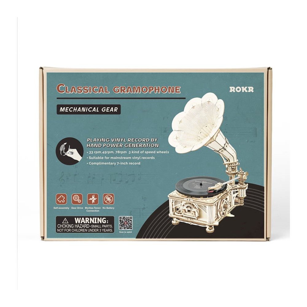 ROKR 3D-Puzzle Classical Gramophone (Electric Version), günstig online kaufen