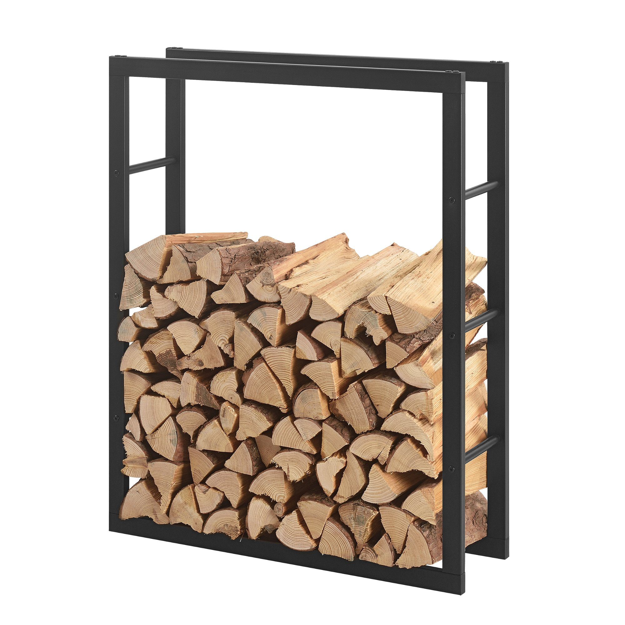 en.casa Kaminholzregal, BxTxH:80x25x100 cm, »Täby« Brennholzregal günstig online kaufen