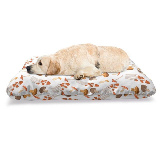 Abakuhaus Hundematratze “beissfestes Kissen für Hunde und Katzen mit abnehmbaren Bezug”, Herbst Bunte Ständerpilze