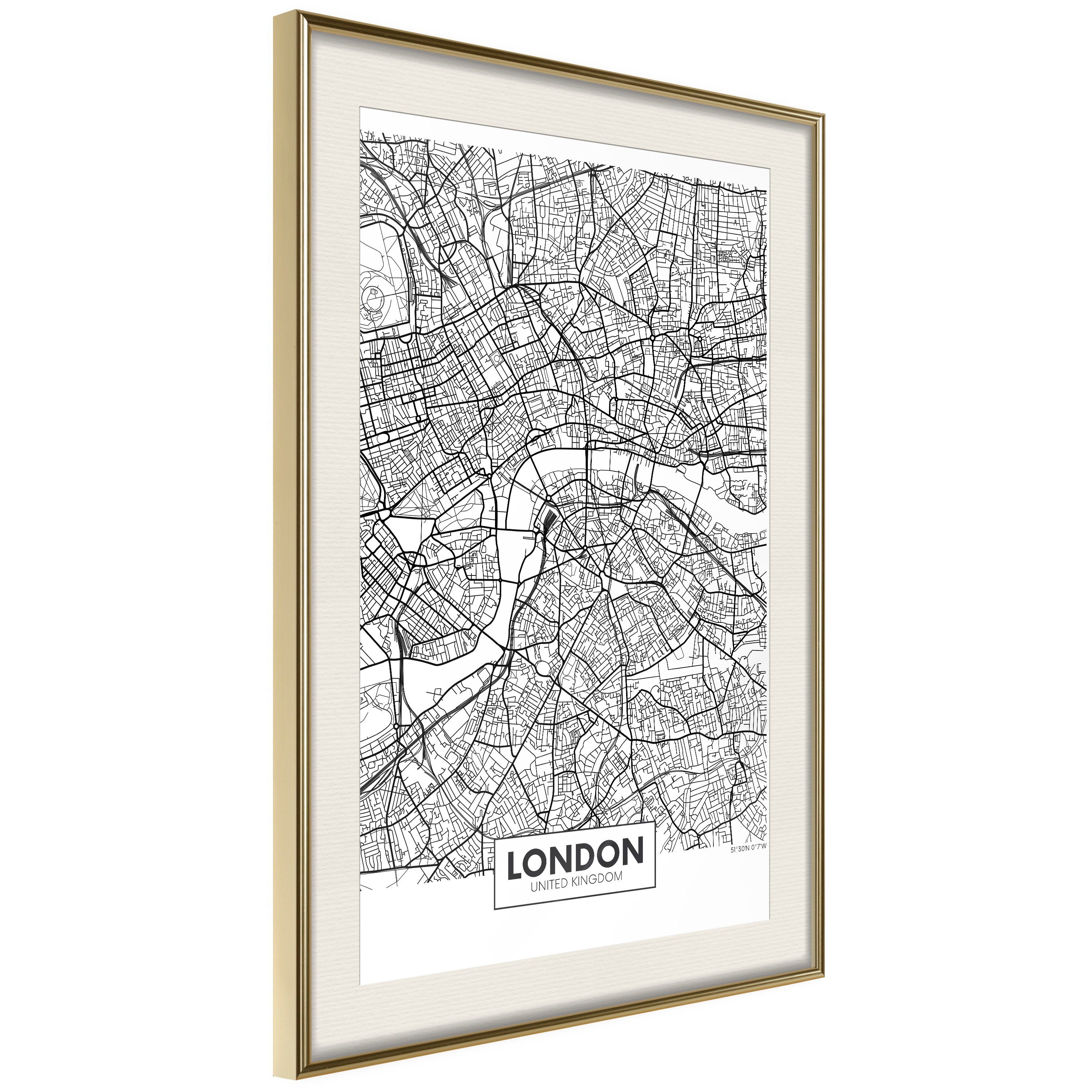 Poster Map of London []