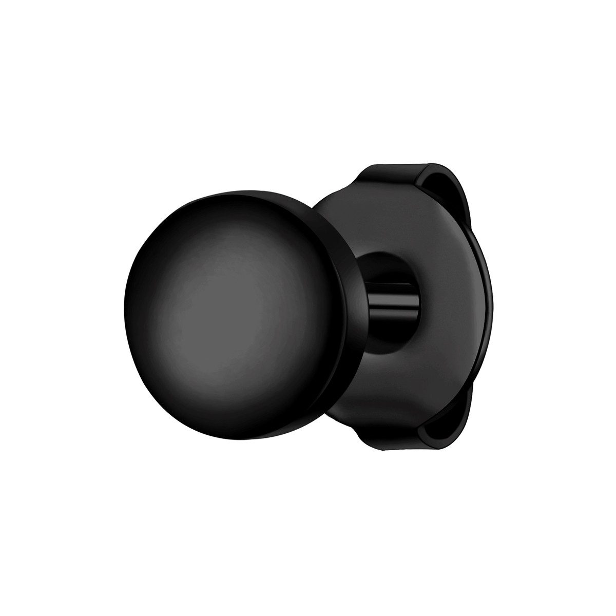 Single-Ohrstecker schwarz