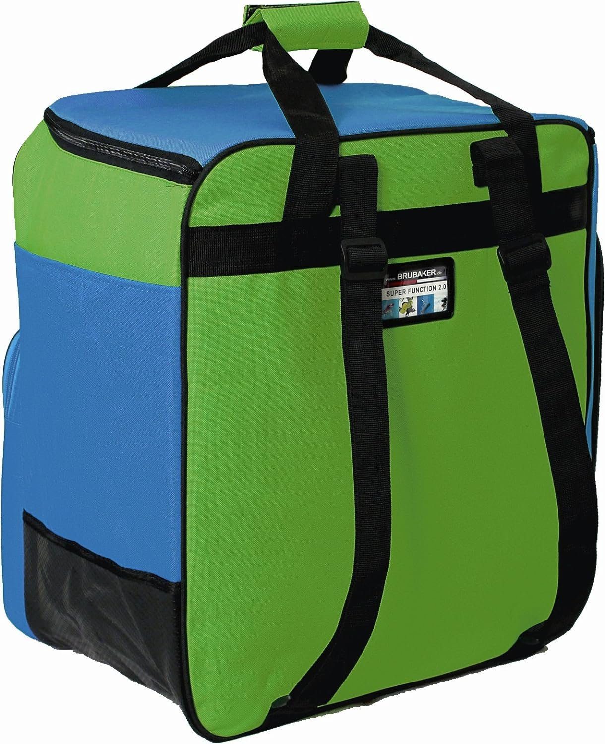 BRUBAKER Skitasche SUPER FUNCTION 2.0 - Skischuhtasche und Helmtasche (1-tlg), Skischuhrucksack Komfort Stiefeltasche mit Rucksackfunktion