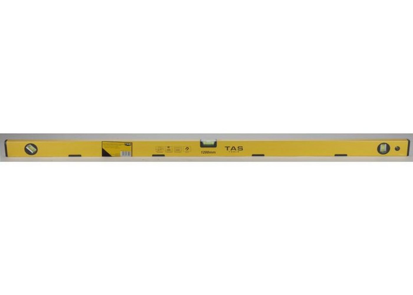 Thumbnail - BURI Wasserwaage TAS Alu-Wasserwaage 1200mm magnetisch 1,2m gelb Werkzeug Messen