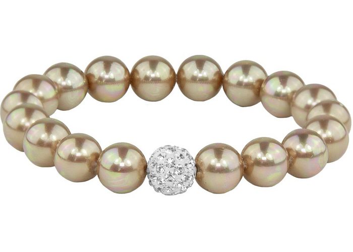 LUISIA® Armband "Perlen Armband Zoe mit Kristallen von Swarovski®" (inkl. Schmuckbox)