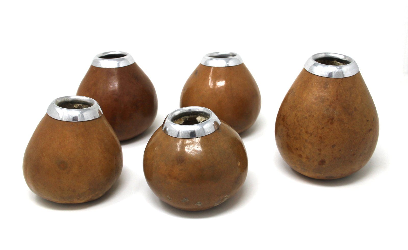 Quertee Teesieb Mate Trinkbecher Mate Calebasse aus Kürbis das natürliche Trinkgefäß, (1-St)