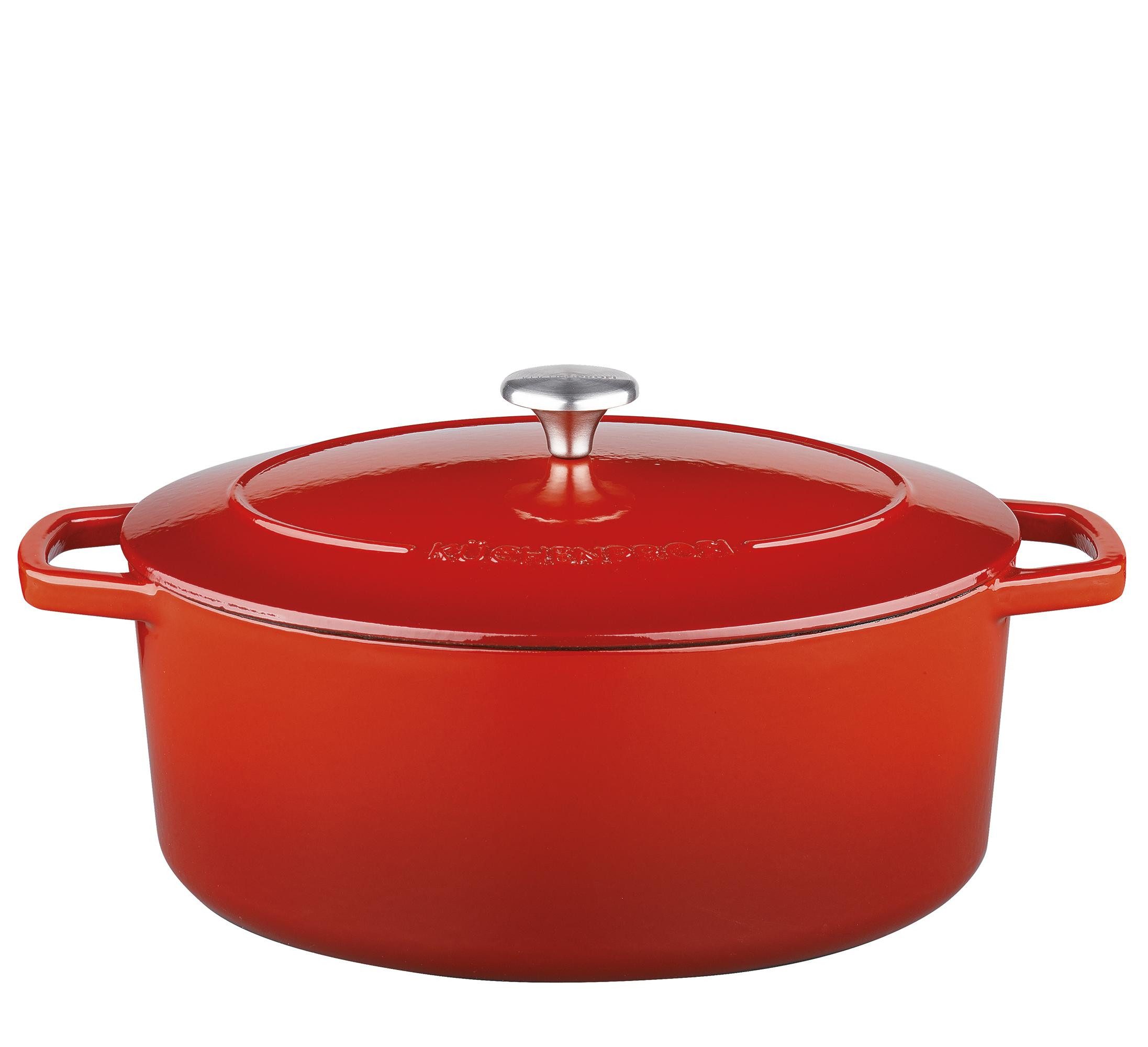 Küchenprofi Bräter Küchenprofi Bratentopf BRETAGNE oval, 33 cm rot