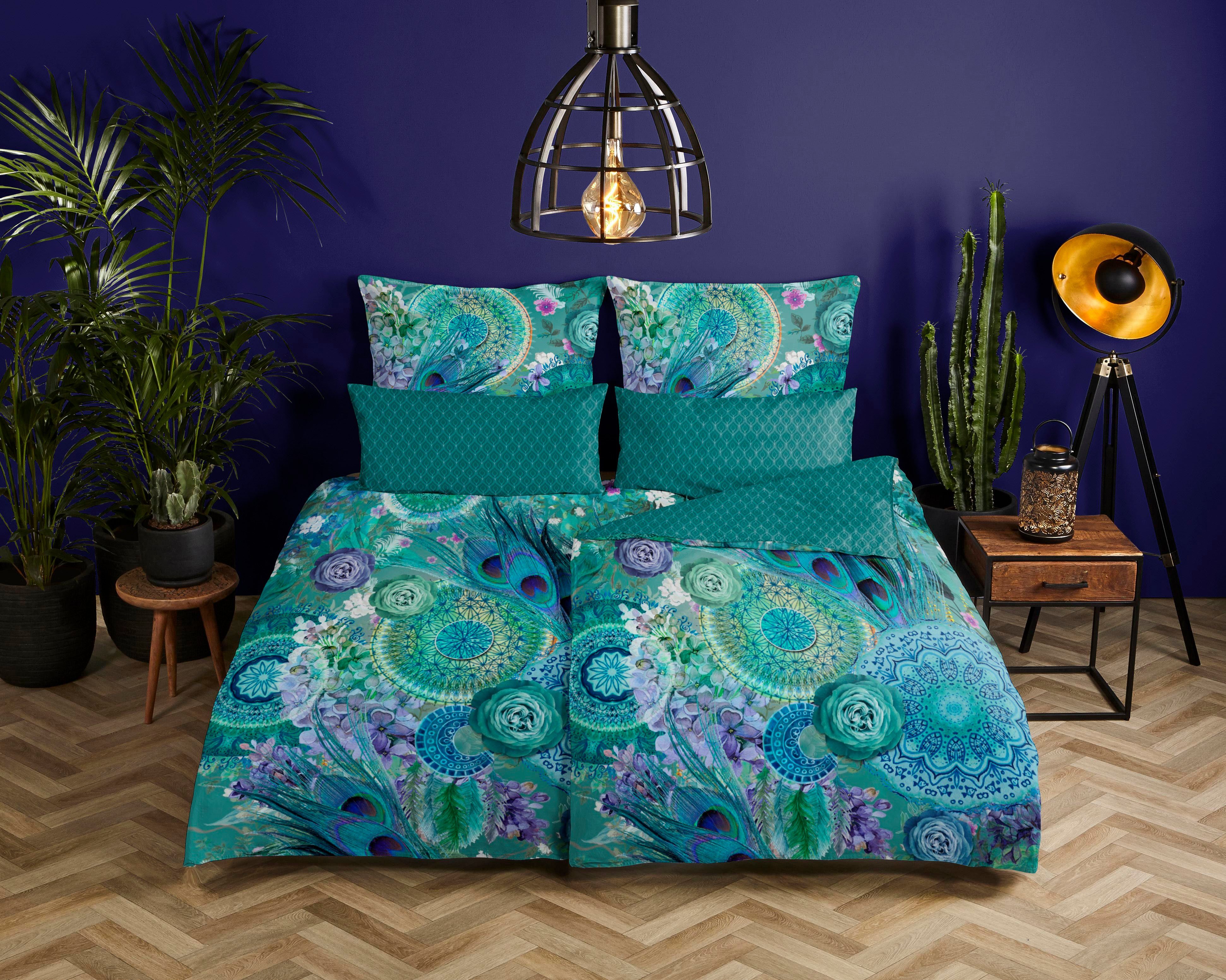 hip Wendebettwäsche Kari, Satin, 2 teilig, Mako-Satin, 135x200, Reißverschl günstig online kaufen