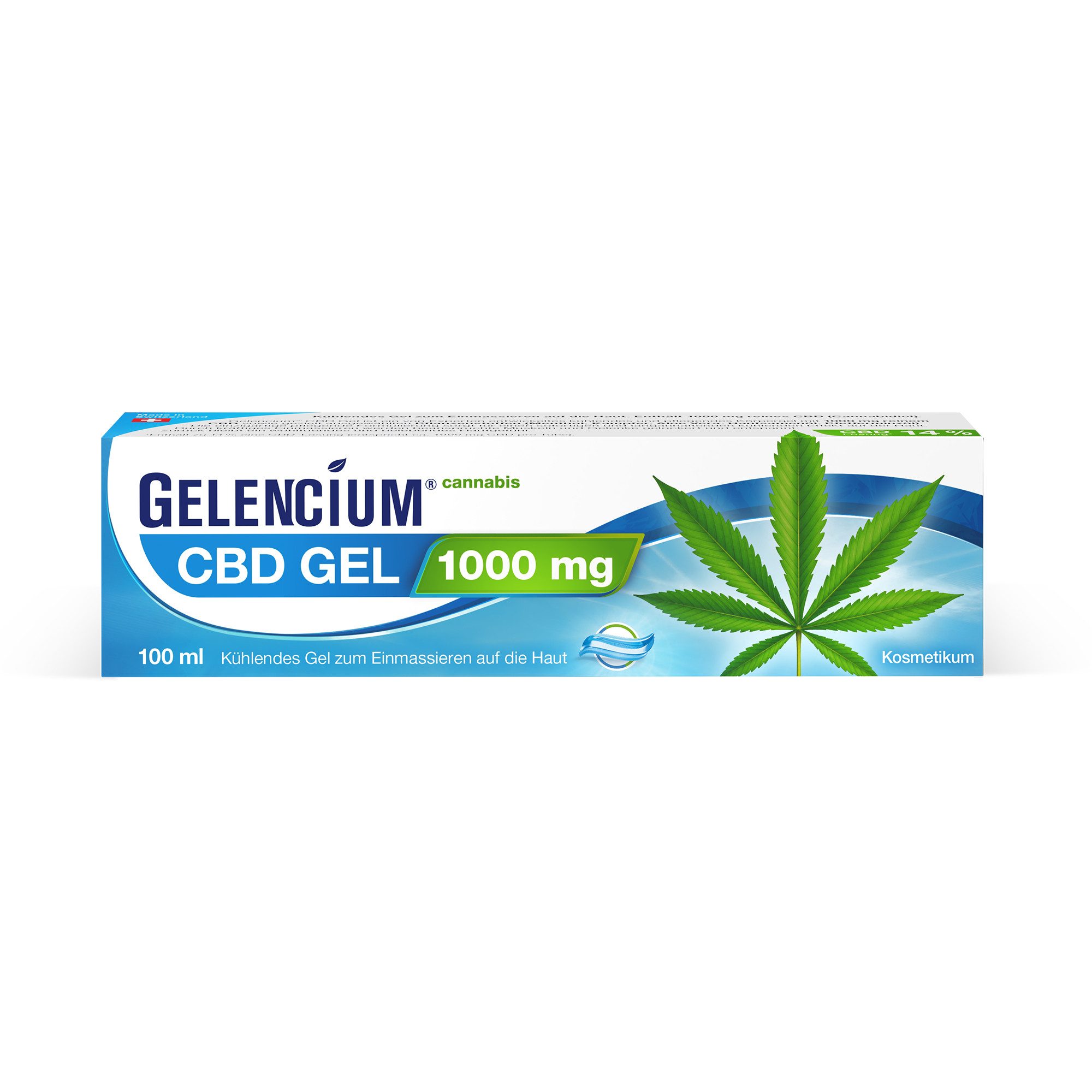 GELENCIUM® Körperpflegemittel Cannabis CBD Gel kühlend