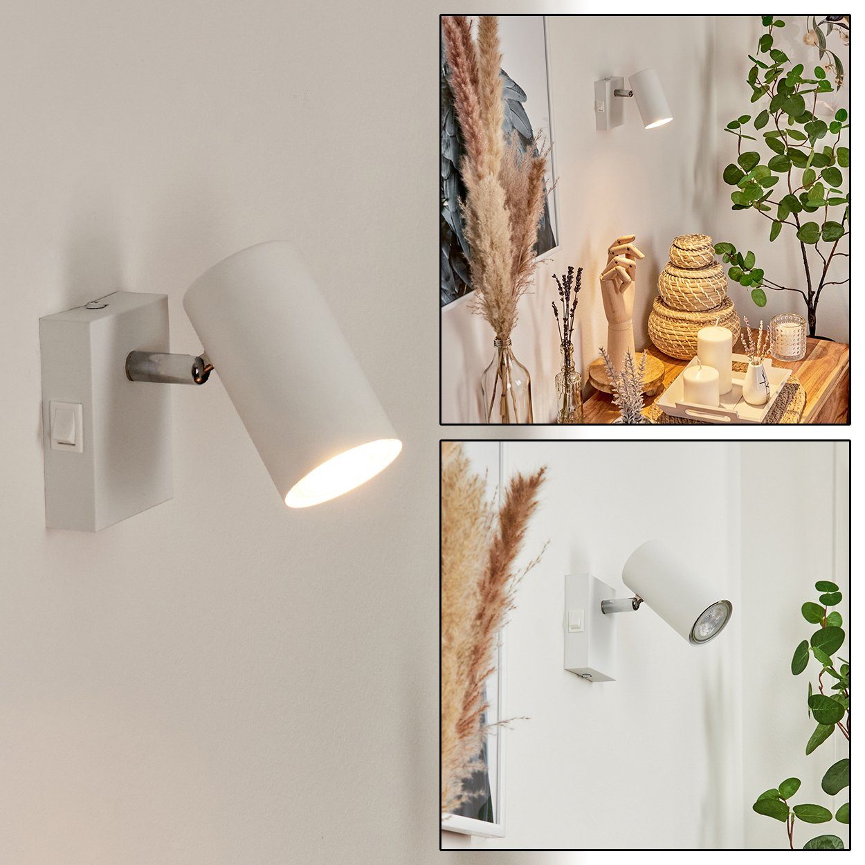 hofstein Wandleuchte »Gambellara« verstellbare Wandlampe aus günstig online kaufen