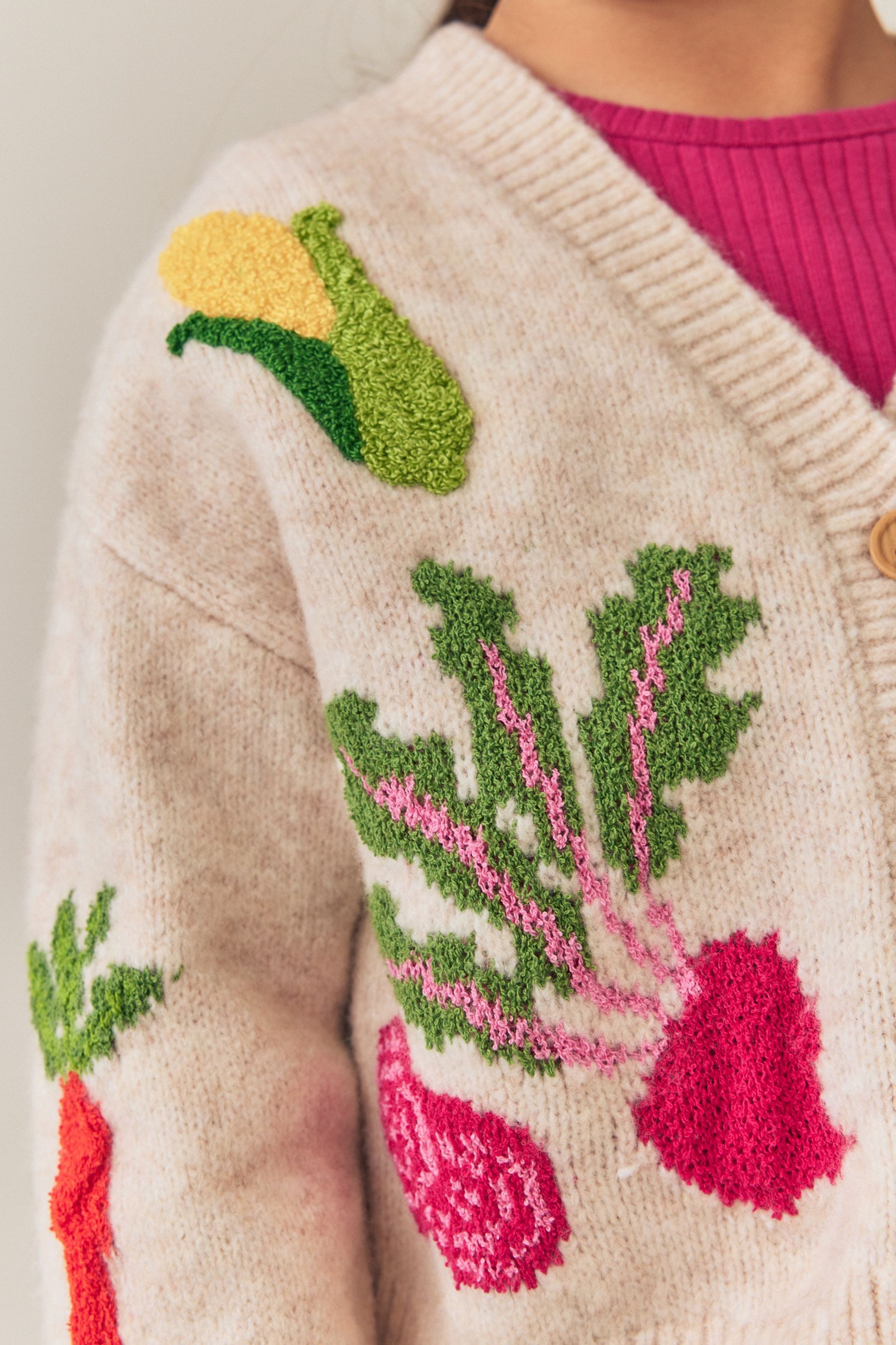 Next Cardigan Strickjacke mit V-Ausschnitt (1-tlg) – Bild 4 von 5