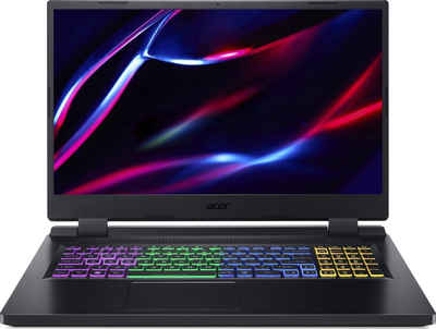 Acer Acer Nitro 5 AN517-55-72JT 17.3"/i7-12650/16/1TSSD/RTX4060/W11 Gaming-Notebook (Intel® Intel® Core™ i7 12650H, Beleuchtete RGB Tastatur, Webcam)