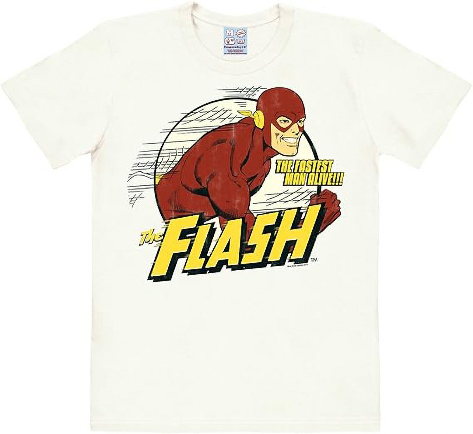 LOGOSHIRT Print-Shirt Flash - The Fastest Man Alive - DC Comics Original Design aus dem DC Comics Universum