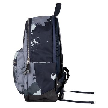 Pick&PACK Schulranzen Schulranzen L Faded Camo Grey (1 Stück), ergonomisch, ab 7 Jahren, Schulranzen