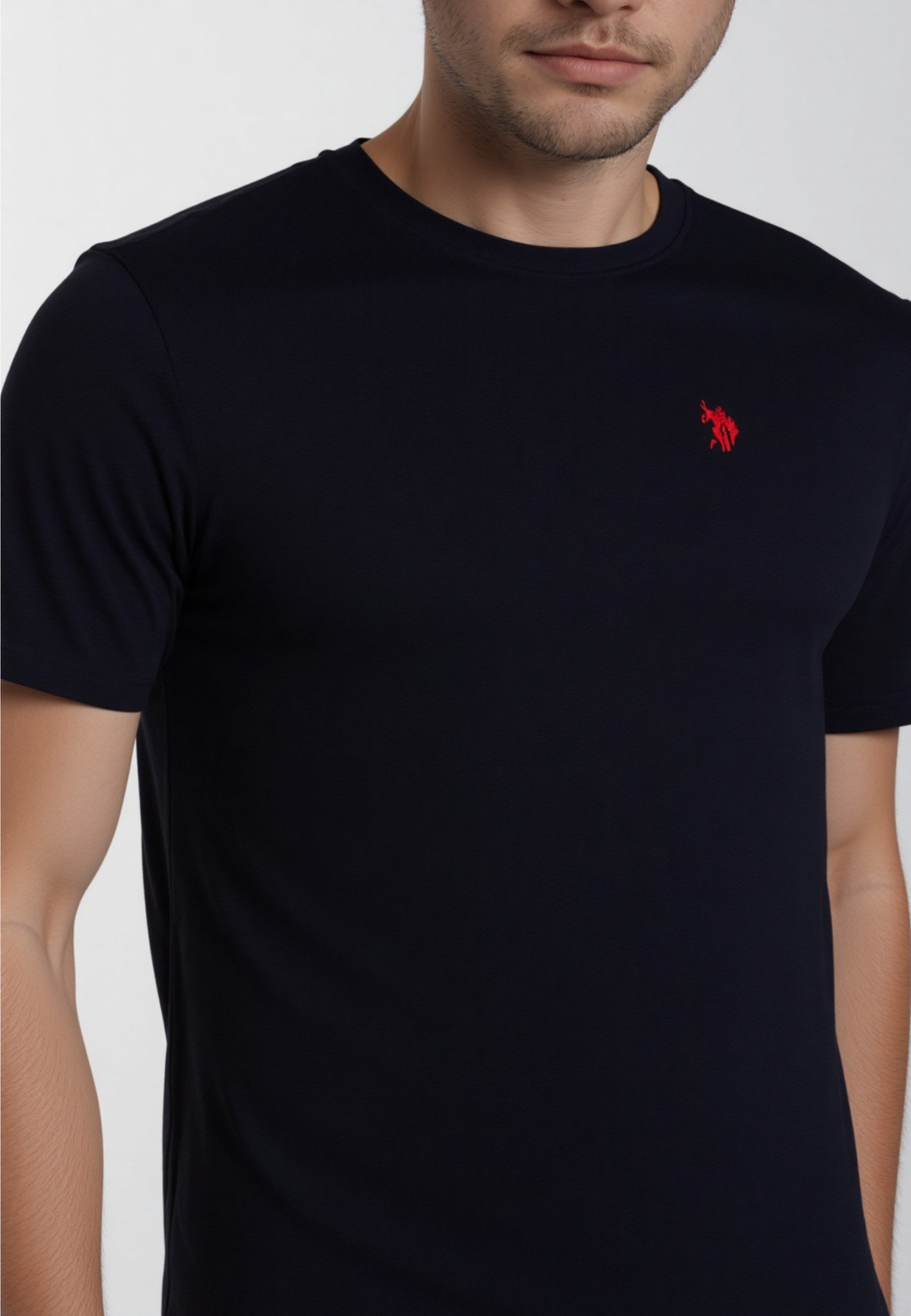 U.S. Polo Assn. T-Shirt T-Shirt 2 Pack Shortsleeve R-Neck (2-tlg., 2)
