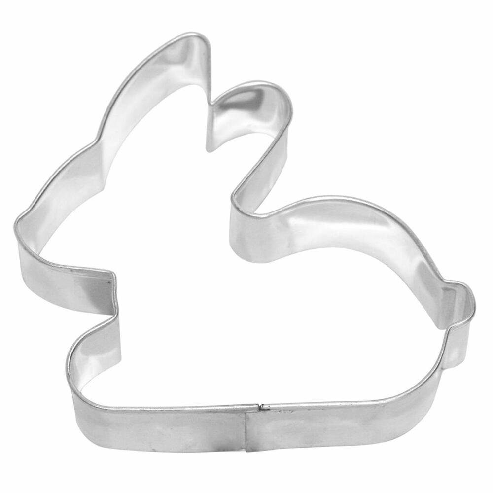 Birkmann Ausstechform Lebkuchen-Hase Liegend 9 cm, Weißblech