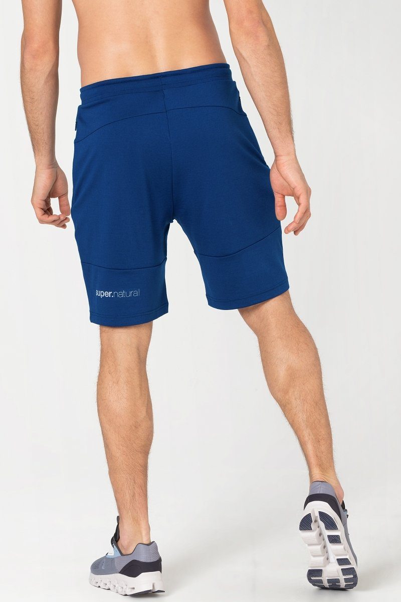 SUPER.NATURAL Shorts Merino Shorts M Merino-Materialmix MOVEMENT Blue optimaler SHORTS Depths