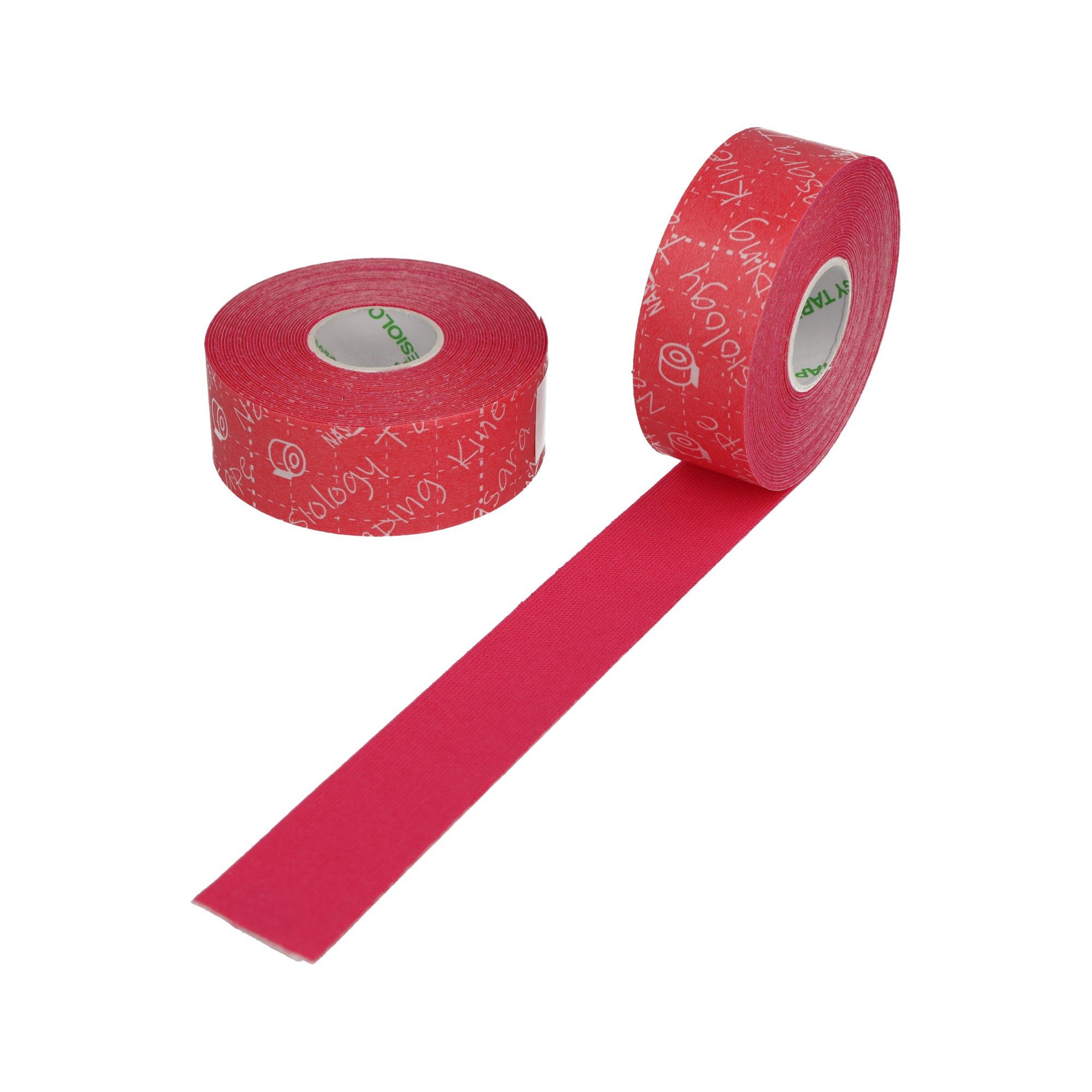 NASARA Kinesiologie-Tape 2,5cm x 5m - 2 Rollen in 9 Farben