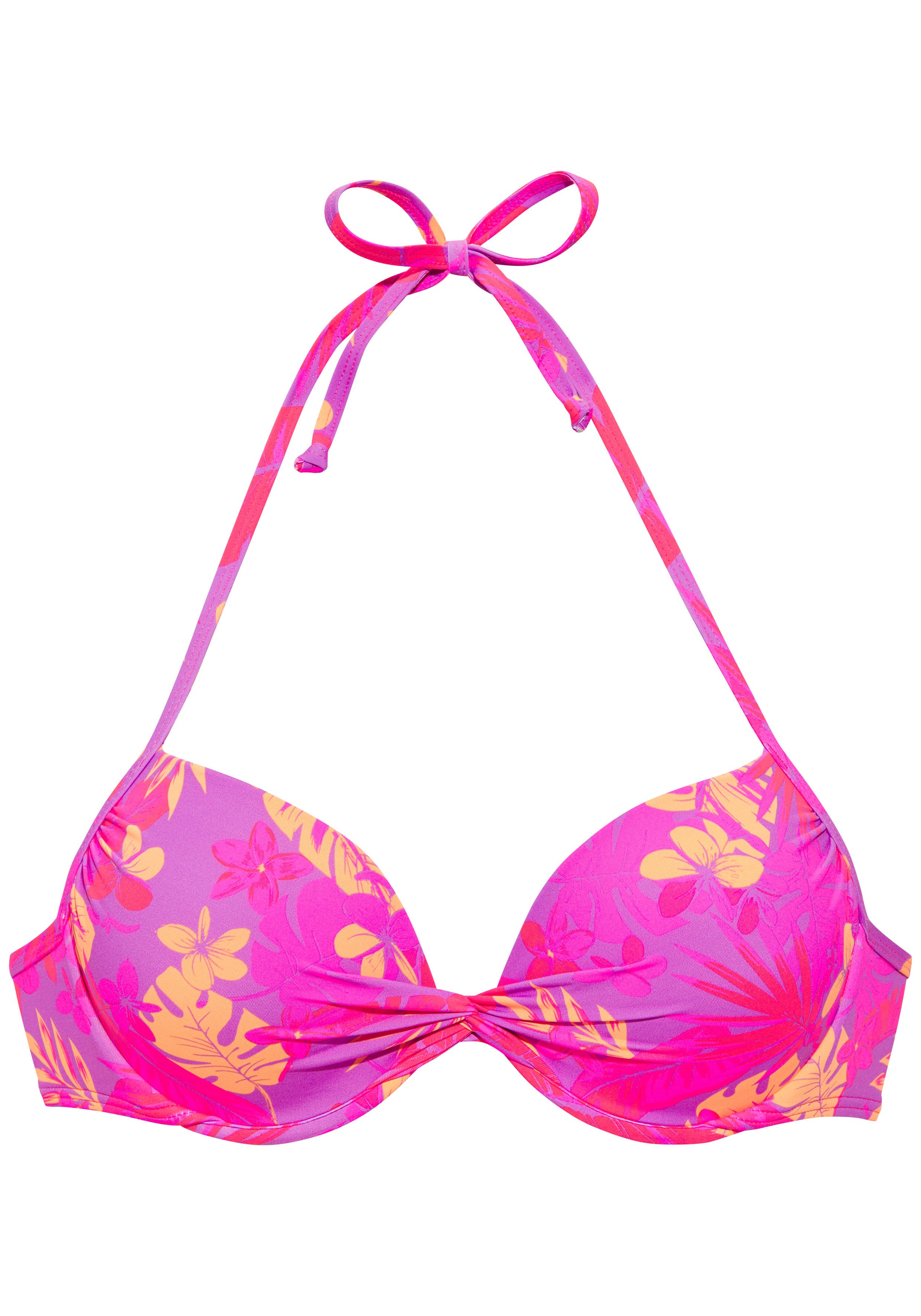 Venice Beach Push-Up-Bikini-Top Kaitlyn, mit floralem Allover-Print. € 49,99