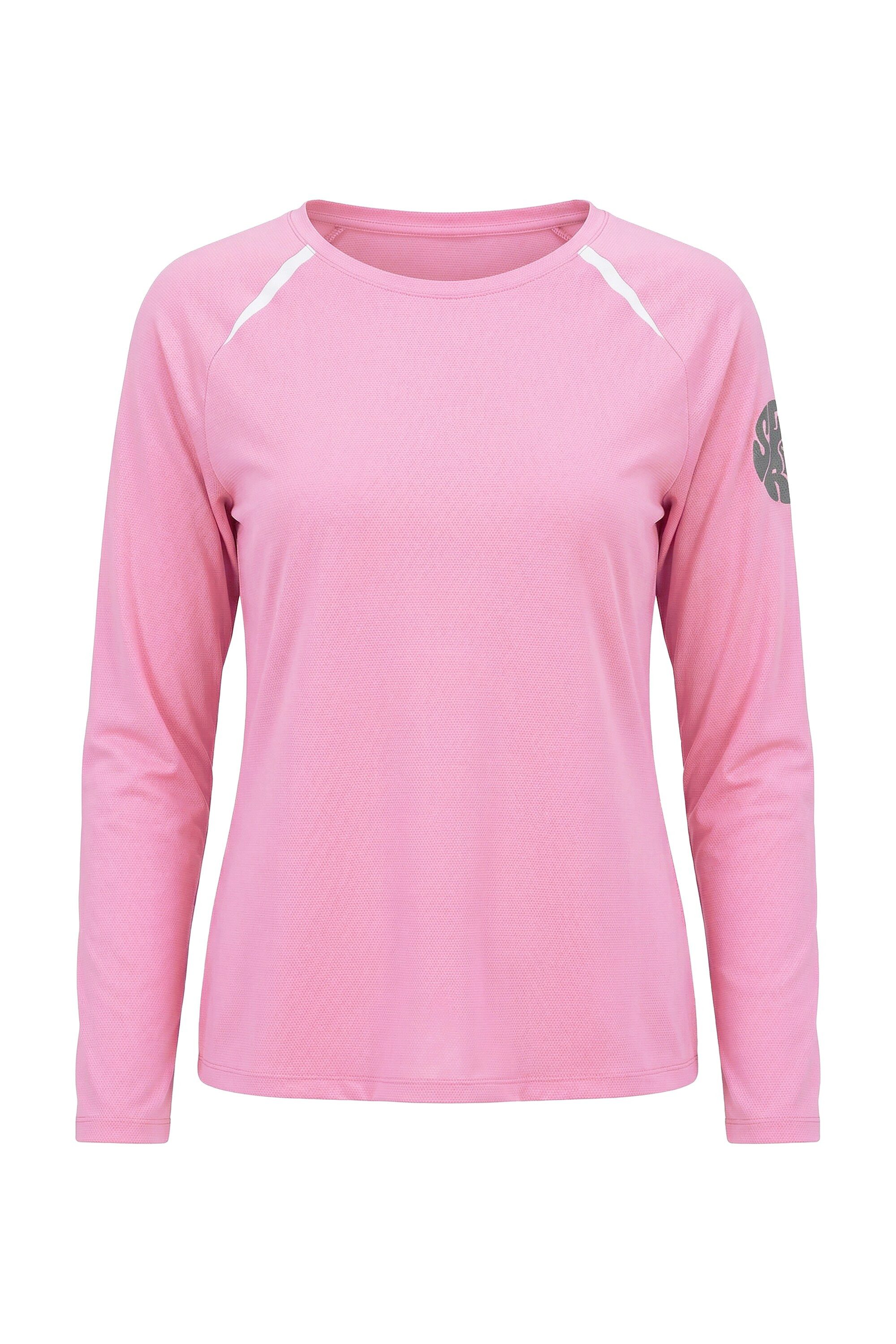 Ulla Popken T-Shirt Funktions-Shirt LSF 50+ Rundhals Langarm
