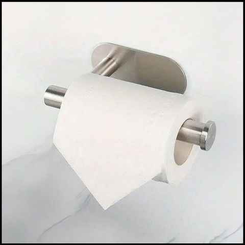 Novabad Toilettenpapierhalter Klopapierhalter ohne Bohren, Selbstklebend WC Rollenhalter Edelstahl, WC Halter Rollenhalter Klorollenhalter Papierhalter