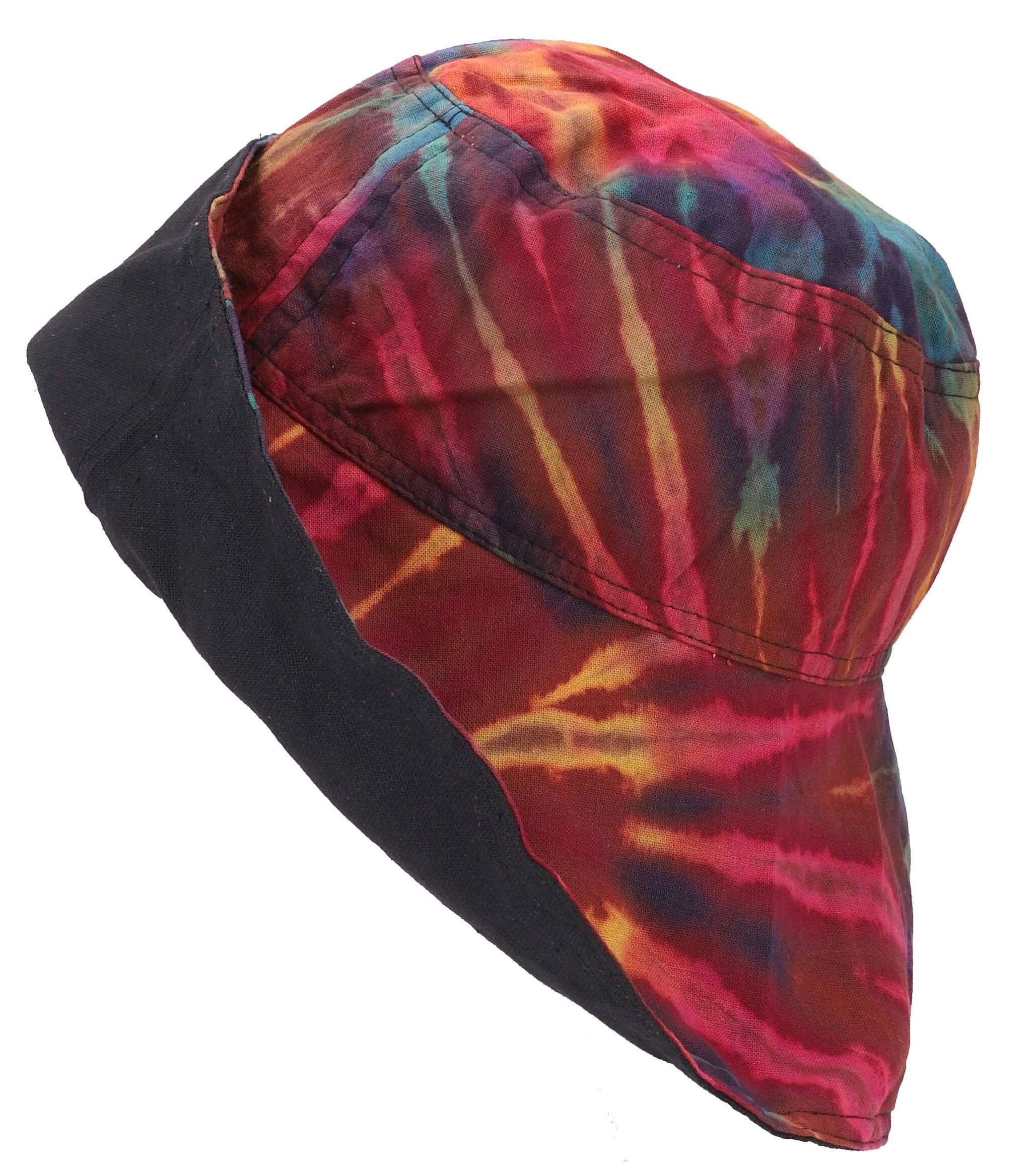 Guru-Shop Strickmütze Sommerhut, Batik Schlapphut, Bucket Hat,..
