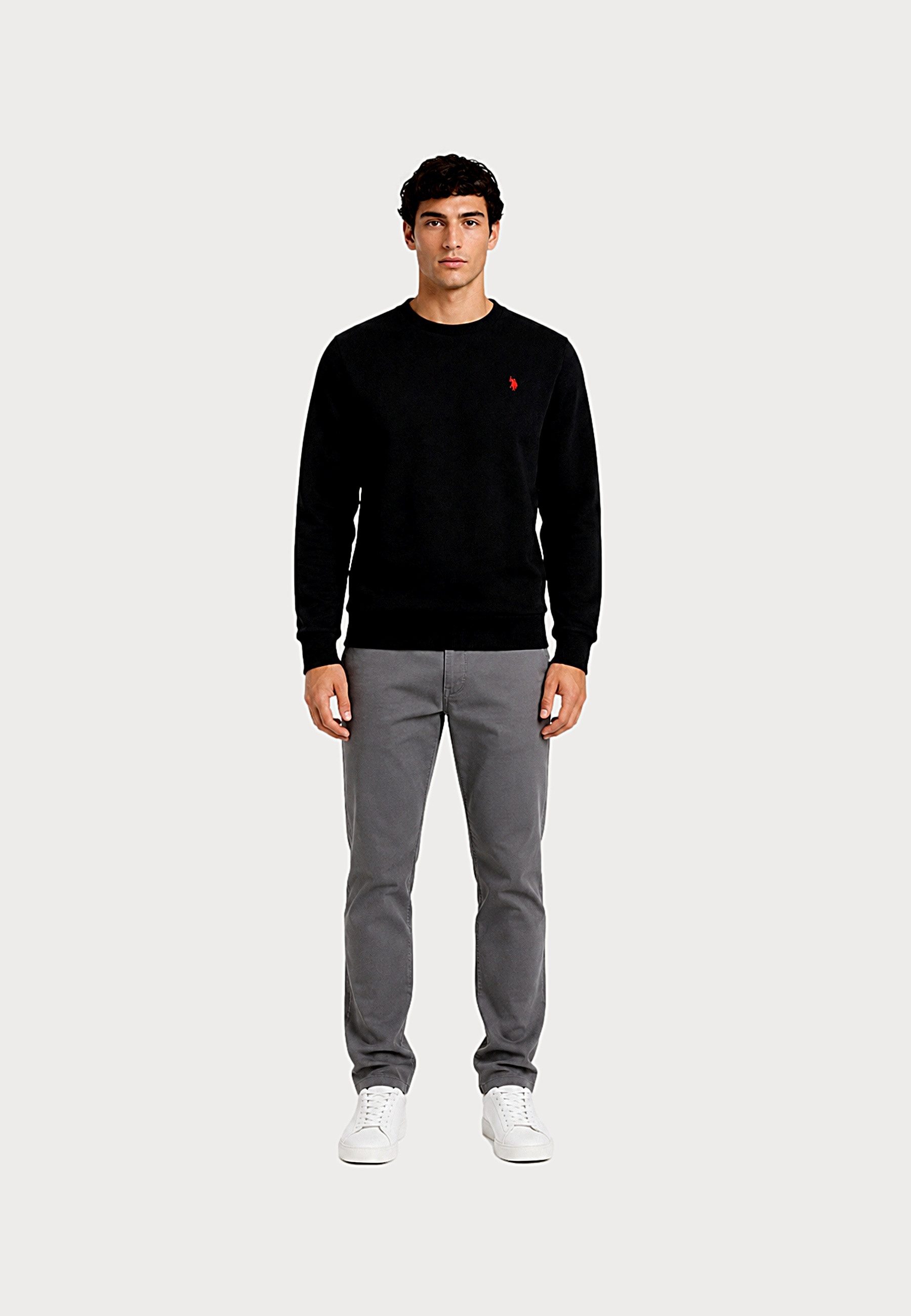 U.S. Polo Assn. Sweatshirt Sweatshirt Pullover ohne Kapuze (1-tlg) – Bild 2 von 5