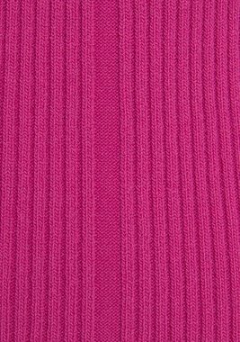 LASCANA Strickpullover mit besonderem Ausschnitt, figurbetonter Damenpullover