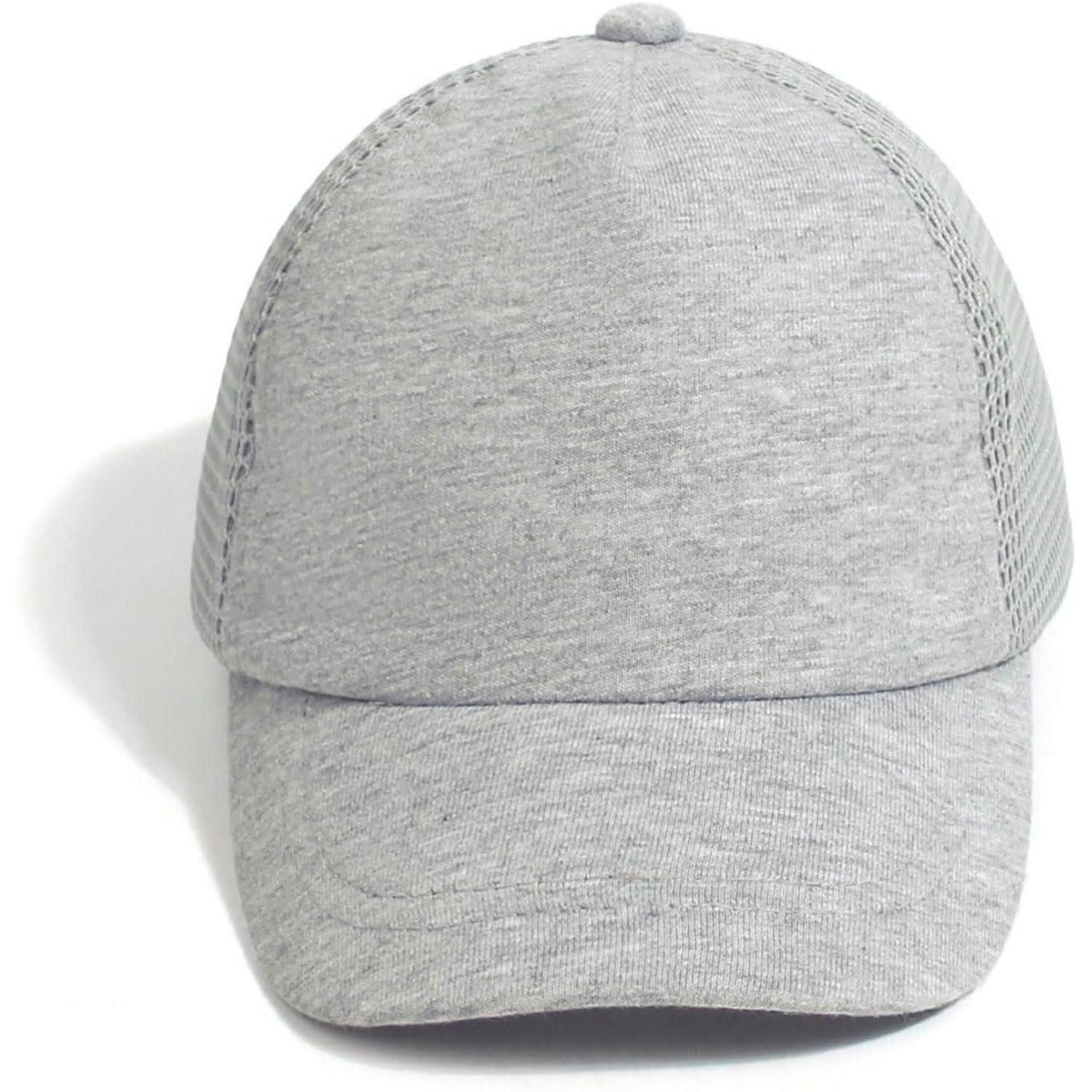 LuxusKollektion Baseball Cap Baseballkappe Kinder Mesh UV Schutz Faltbar Atmungsaktiv S Grau