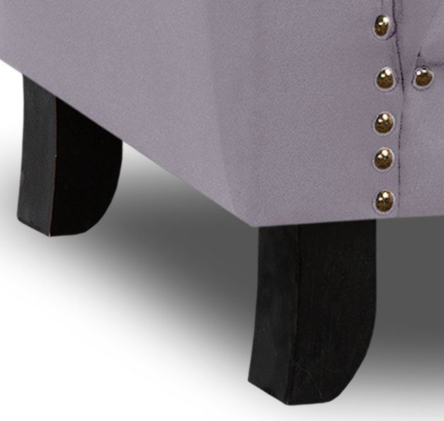 Knopfheftung Lynelle, und typischer Design mit 2-Sitzer Nietenbesatz Leonique Chesterfield
