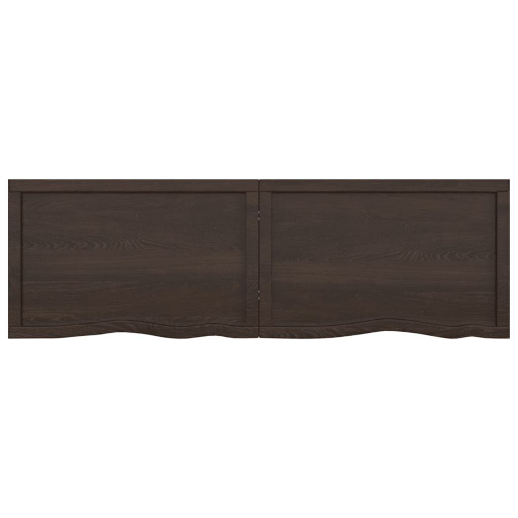 Behandelt Massivholz 160x50x(2-6)cm Eiche furnicato Tischplatte
