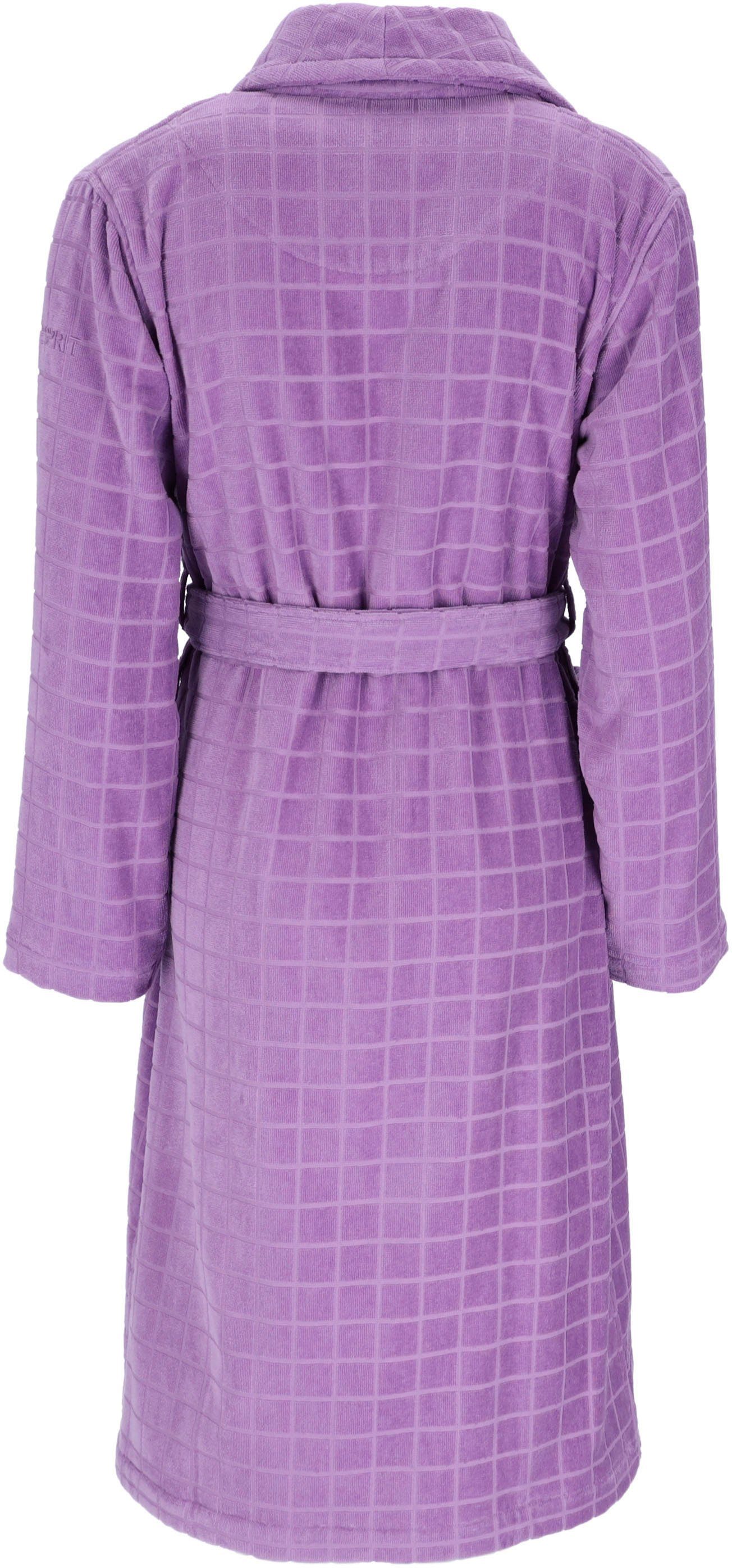 Esprit Damenbademantel Mosaic, ideal für Sauna & Spa, Hotelbademantel, Morg günstig online kaufen