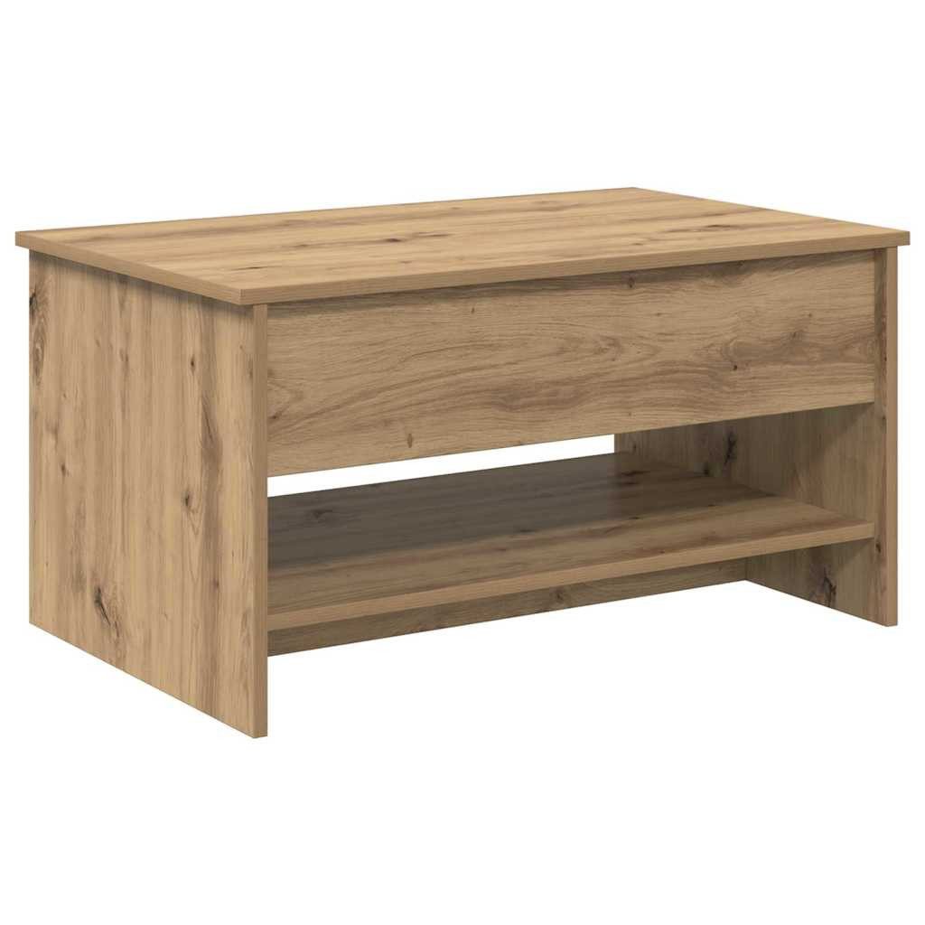 vidaXL Couchtisch Couchtisch Artisan-Eiche 80 x 50,5 x 41,5 cm Holzwerkstoff (1-St)