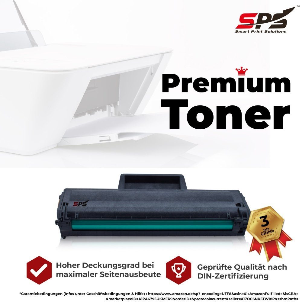SPS Tonerkartusche Kompatibel zu HP Laser 107W (4ZB78A) W1106A 106A Toner Schwarz, (1er Pack)