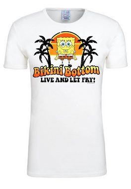 LOGOSHIRT T-Shirt Spongebob – Bikini Bottom mit lizenzierten Originaldesign